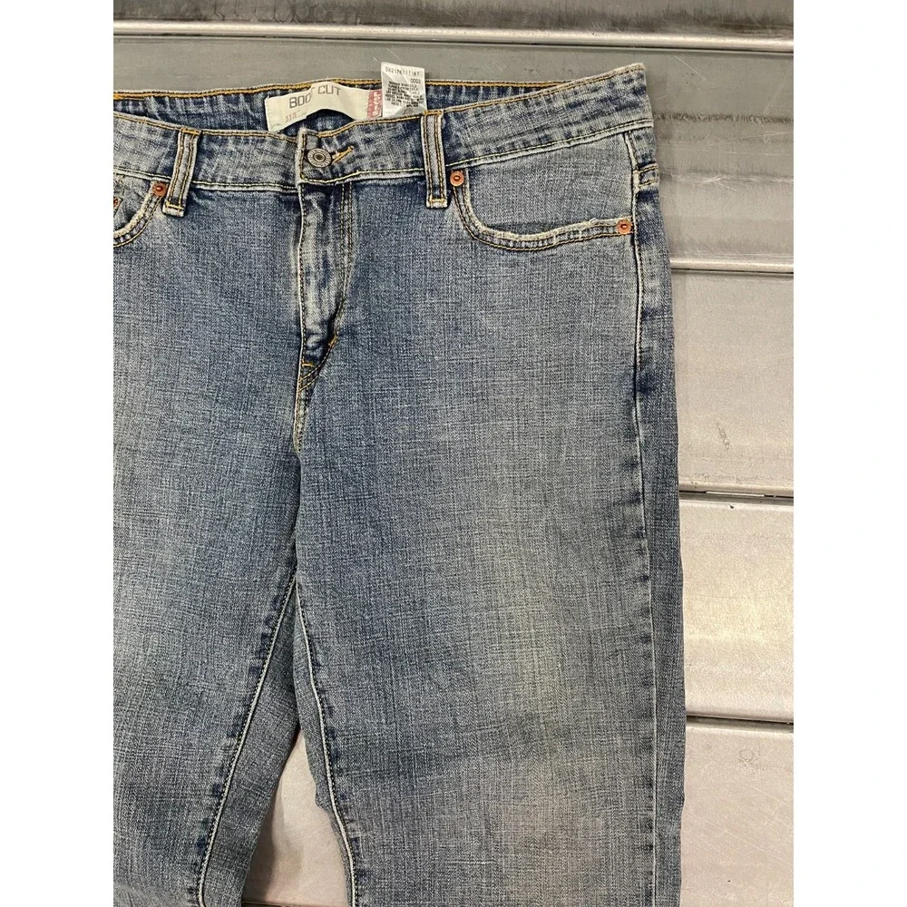 Levis 515 Boot Cut Jeans Womens‎ 14M 34x28 Blue Medium Wash Bootcut